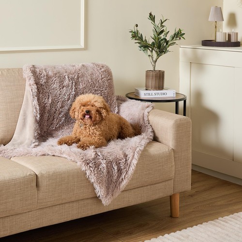 Ohs pet fleece throw - pet, fluffy