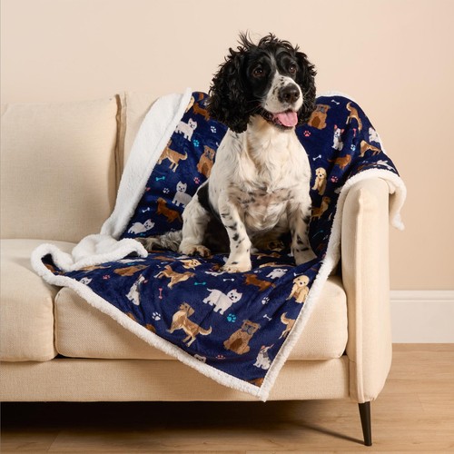 Pet blanket throw - pet, sherpa