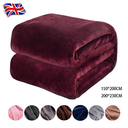 Large fleece blanket throw - large,