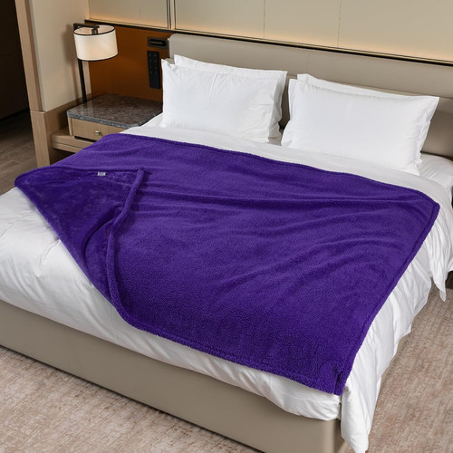Waterproof dog blanket purple - dog,