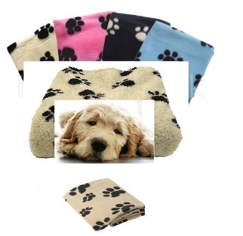 Pet paw blanket soft - paw, fleece